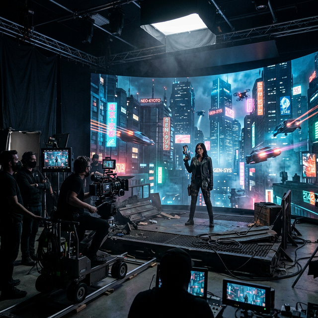 AI & Real-World Hybrid Production visualization 1